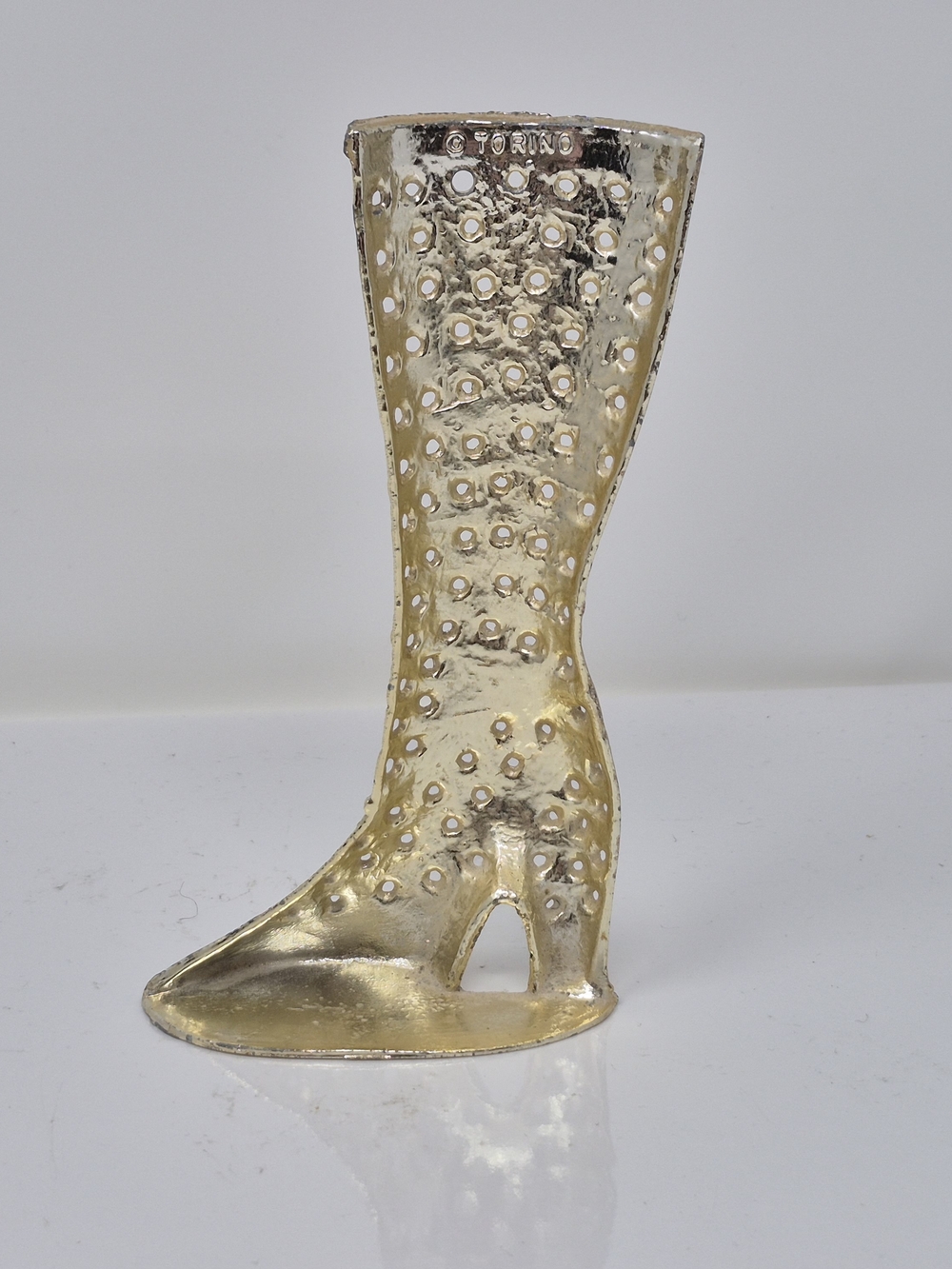Vintage Torino Gold Toned Boot Earing Holder